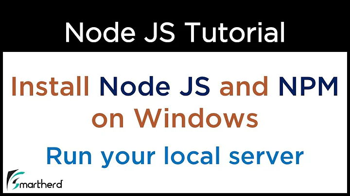 How to install Node JS in Windows. Run local web server in Node. Create first application on Node