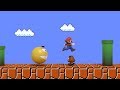 Pacman vs Super Mario CRAZY BATTLE