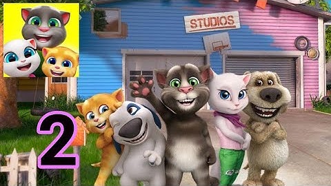 My Talking Tom Friends (by outfit 7) Gameplay walkthrough - part 1 (android - ios)