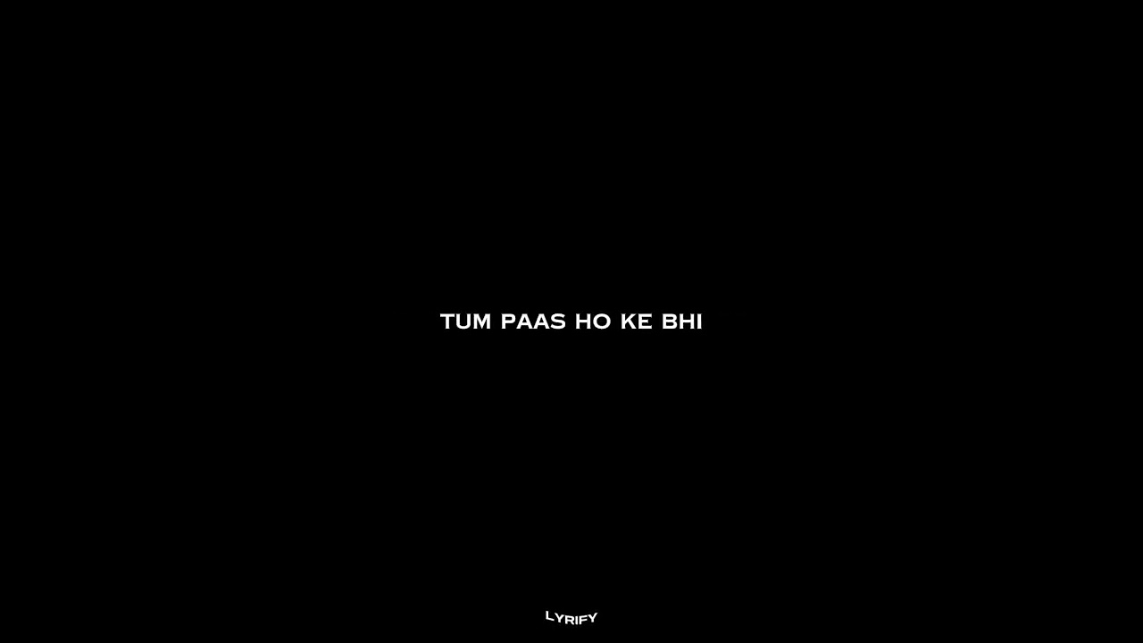 Tu Jaane Na Black screen status | 