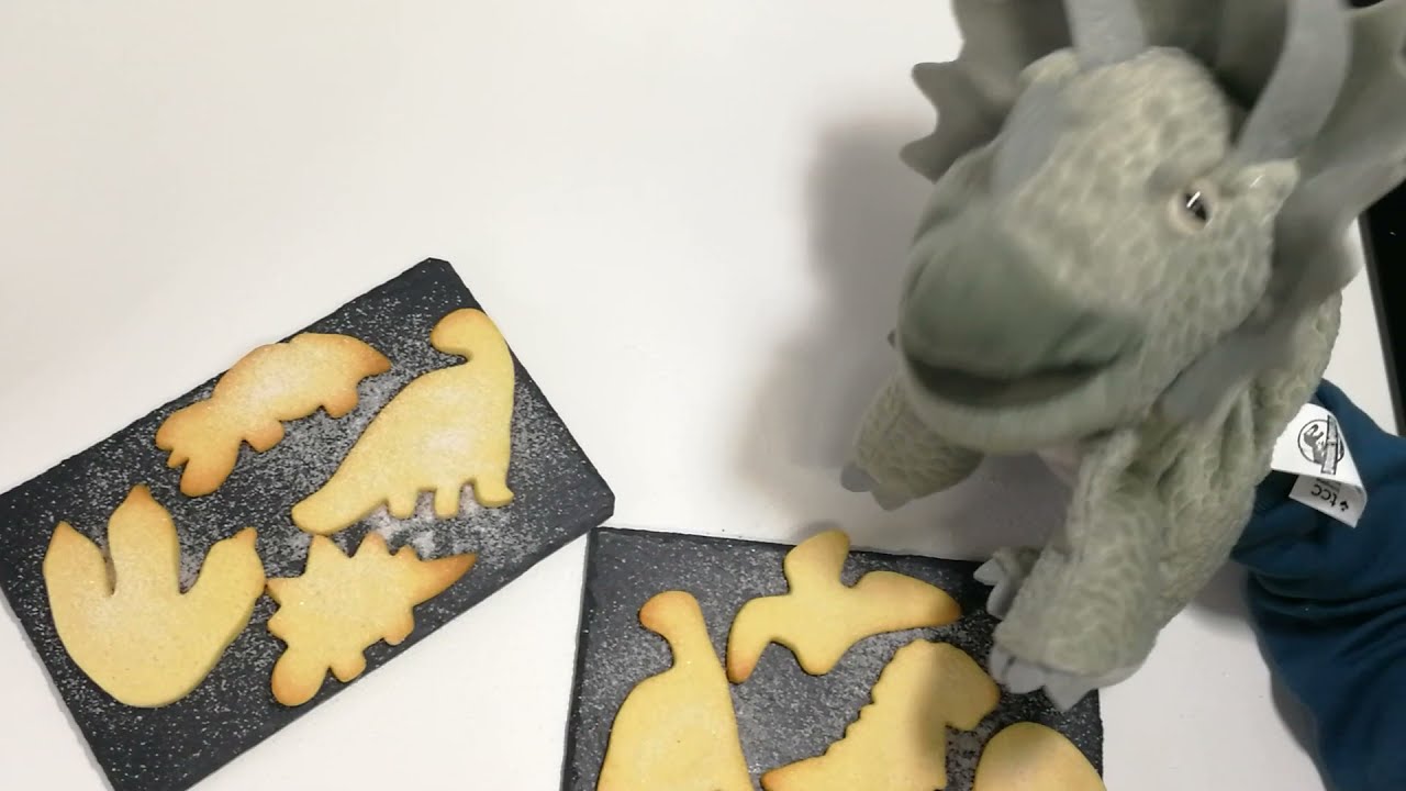 Galletas de dinosaurios caseras!!!!!deliciussss