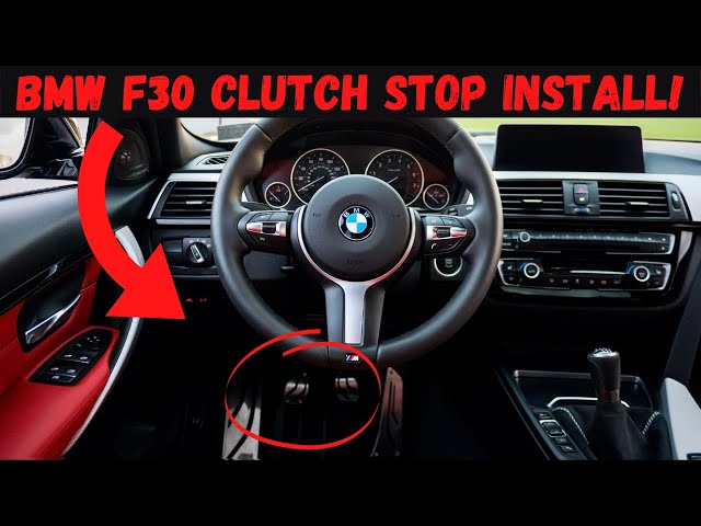 BMW F30 340i Clutch Stop Install  The Best Mod For Your Manual