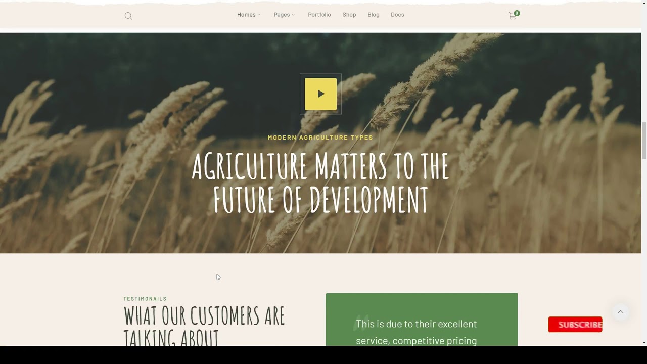 Agrikole Responsive WordPress Theme for Agriculture and Farming eco retail Website Builder