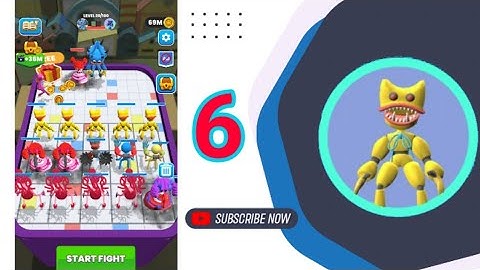 Merge Master Blue Monster Funny Game All Levels Gameplay (iOS, Android) Part 6