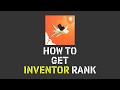 How to Obtain Inventor Rank in Plane Crazy