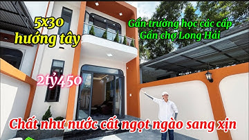 Đúng chuẩn nhà lầu đẹp, chị tư thiết kế mẩu lầu đẹp xinh lung linh vị trí đường nhựa đẹp thoáng(927)
