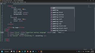 padding and margin in html