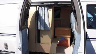 Roadtrek Popular 190 Removing 3rd Seat and Installing Wardrobe