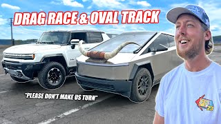 Rednecks Test the Tesla Cybertruck vs. Hummer EV
