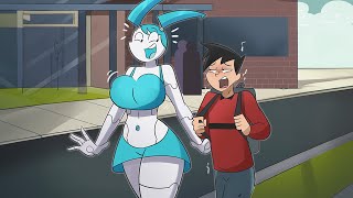 Robot girl's new features