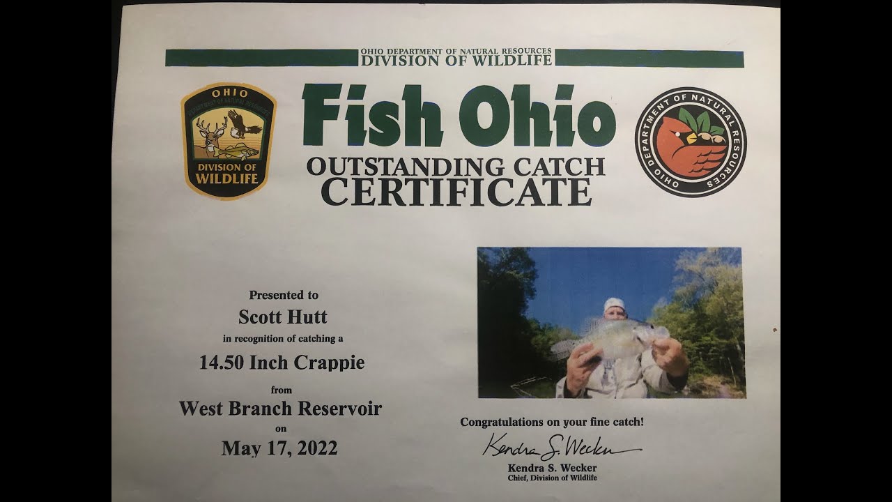 HOW TO Get a Fish Ohio 2022 PIN and CERTIFICATE GO TO the WEBSITE in