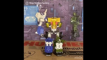 Transformers Combiner Dinoking Stop motion Animation