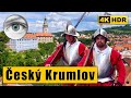 Český Krumlov Walking tour at Five-Petalled Rose Festival 2023 🇨🇿 Czech Republic 4k HDR ASMR