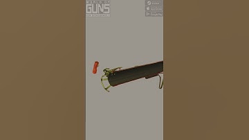 German Panzerschreck Rocket Launcher Shot Breakdown #rocket  #slowmotion