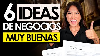 6 Negocios RENTABLES y FÁCILES de montar este 2024  Tati Uribe