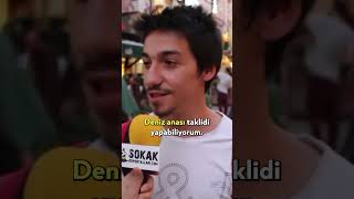 Deniz Anası Taklidi #sokakröportajları #shorts #short