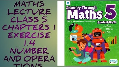 Journey Through Maths Class 5 | Chapter Exercise 1.4 Number and operations #1000subscribers #youtube