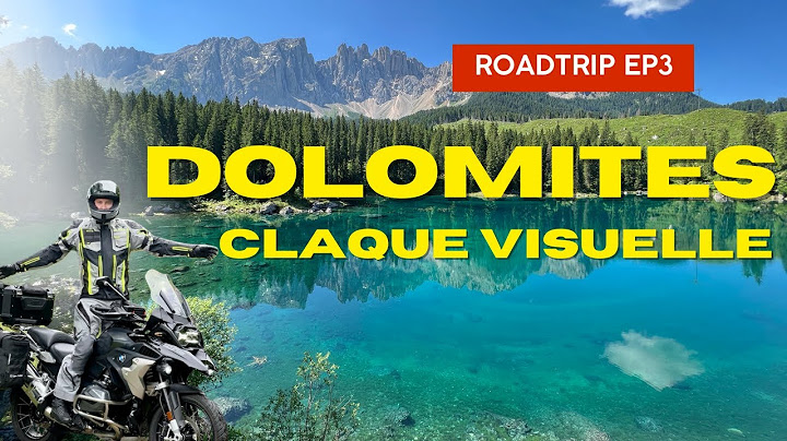 Découverte des Dolomites à moto, une CLAQUE VISUELLE 🤩 - ROADTRIP EP3