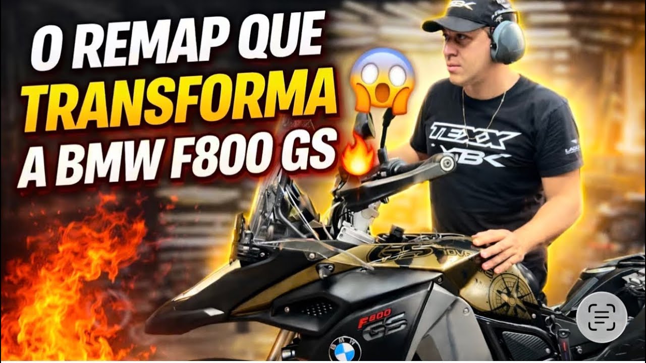 😱 Depois desse REMAP, a BMW F800 GS virou OUTRA