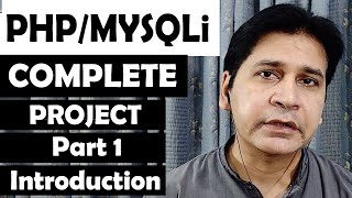 Php Mysqli Complete Project Part 1-Introduction | vez learning