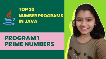 Prime Number Program in java | IntelliSkills