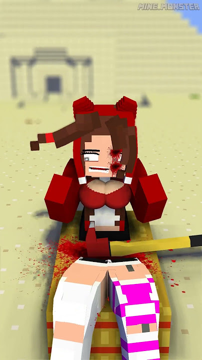 JJ's sister want help to JJ for Monster Team and Mickey - minecraft animation #shorts