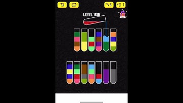 water sort puzzle level 1819