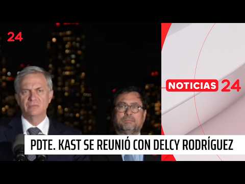 Kast after meeting with Delcy Rodríguez: "We are supporting the recovery of Venezuela"
