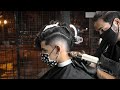 COMO hacer un BURST FADE 🔥, DEGRADE EN CRESTA (español) TUTORIAL #BARBERIA