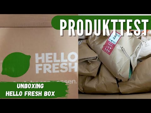 Produkttest ★ Hello Fresh Box ★ Das Unboxing ★ 5 Gerichte für 4 Personen ★ Beim TestEck