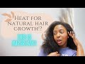 HEAT vs natural hair | The Benefits of using heat on natural hair | Everything NAT