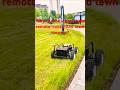 Wireless remote-control operation,zero-physical-effort mowing. #diy #lawnmower #wheeledlawnmower
