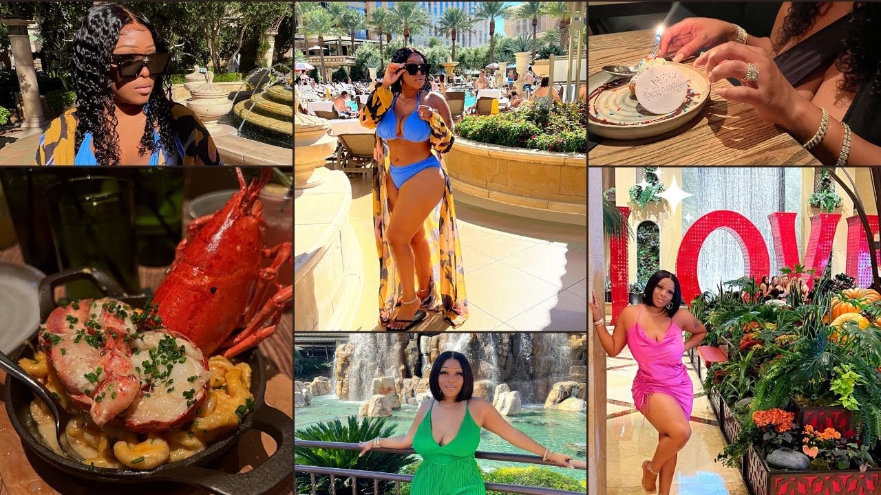 Travel Vlog | Weekend Bday Trip To Las Vegas | ATL Airport Is Ghetto | Vegas Strip | Palazzo