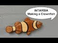 Making a Clownfish - Intarsia Scroll Saw Woodworking and Milliput