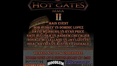 Hot Gates MMA II Ronald McClelland vs Andrew Cheva...