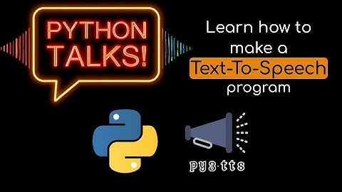 Python Can TALK?! (Text-to-Speech in 5 Minutes)