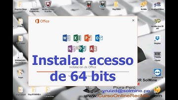 9pt. RecMin - Como instalar acesso de 64 bits e Office para RecMin PRO