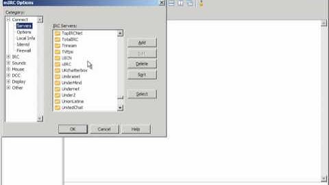 mIRC set-up [with commentary]