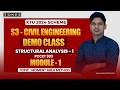 S3 KTU 2024 SCHEME | CE | STRUCTURAL ANALYSIS - 1 | MODULE 1 | MOMENT AREA METHOD |  DEMO | ONES