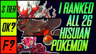 I Ranked All 26 Hisuian Form Pokemon | Mr1upz