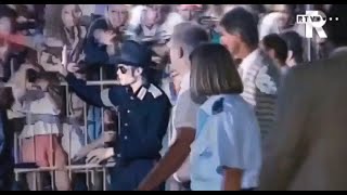 Rare Footage | Michael Jackson Arrives In Rotterdam With The Train | 1992