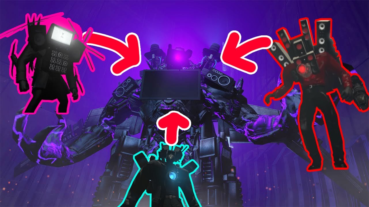 카메라맨+스피커맨+TV맨이 합체한 최강끝판왕 탄생?!! - 꿀만리