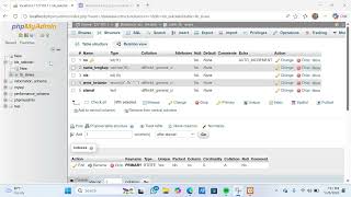 Cara membuat Database dan Tabel pada mySQL dengan menggunakan PHP MyAdmin