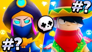 TOP 6 BEST SHOWDOWN BRAWLERS in BRAWL STARS!