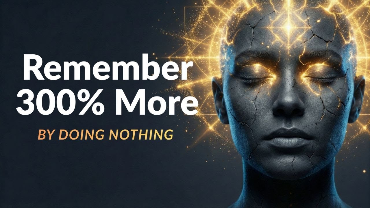 Why You Forget 90% of Everything: The Brain's Secret Save Button - YouTube