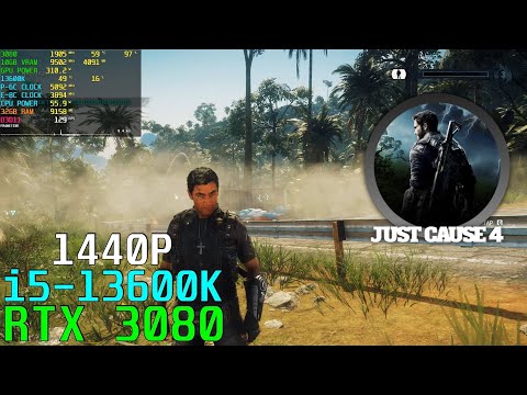 Just Cause 4: RTX 3080 - 13600K 5.1GHz | Custom - Native 1440P