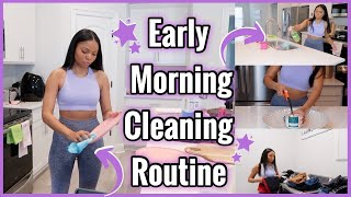 EARLY MORNING CLEANING ROUTINE | BUSY MOM CLEANING MOTIVATION | SPRING CLEAN WITH ME 2021|