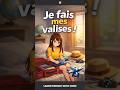 Je fais mes valises ! ✈️ | Easy French dialogue (A1)