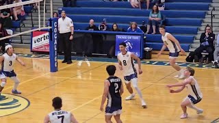Cumberland Valley's ElI Fox records kill in District 3 boys volleyball final
