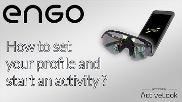 ENGO 1 Smart Eyewear - How to set your profile and start an activity?